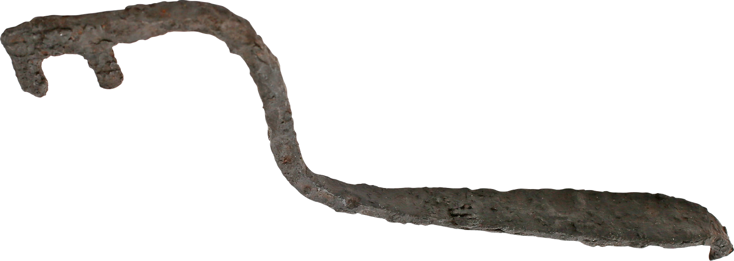 RARE VIKING CHEST OR DOOR LOCK KEY, 9TH-11TH CENTURY AD