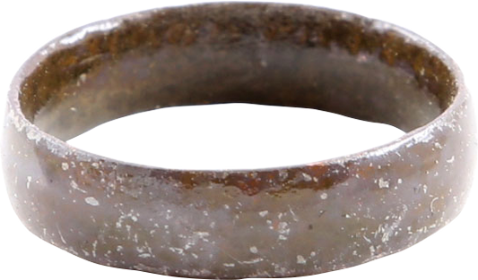 RARE COPPER VIKING WEDDING RING, 900-1050 AD, SIZE 11 - Fagan Arms