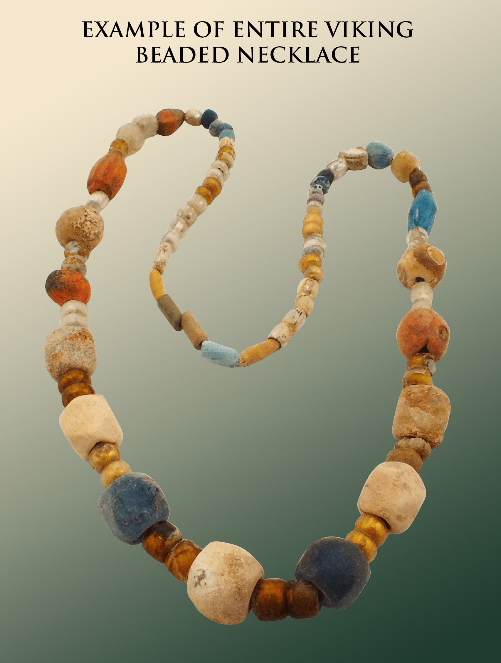 VIKING LAPIS LAZULI BEAD NECKLACE C.800-1050 AD - Viking Hoard