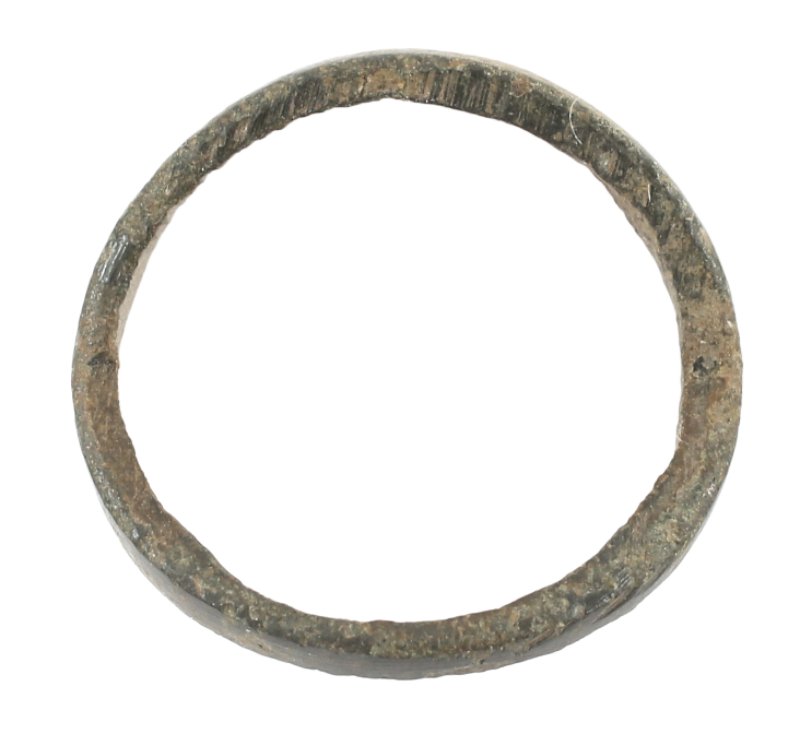 VIKING WOMAN’S WEDDING RING, 866-1067 AD, SIZE 1 ¾