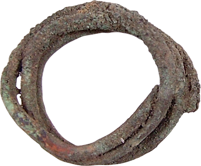 VIKING COIL RING, C.850-1050 AD, SIZE 1-2 - Viking Hoard