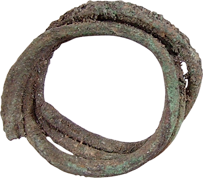 VIKING COIL RING, C.850-1050 AD, SIZE 1-2 - Viking Hoard