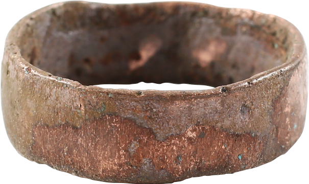 VIKING COPPER WEDDING RING, C800-900AD, SIZE 5 ¾ - Fagan Arms