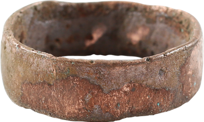 VIKING COPPER WEDDING RING, C800-900AD, SIZE 5 ¾ - Fagan Arms