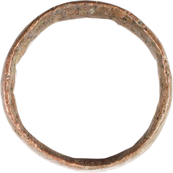 VIKING COPPER WEDDING RING, C800-900AD, SIZE 5 ¾ - Fagan Arms
