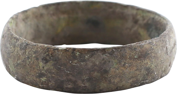 VIKING WARRIOR’S WEDDING RING AS FOUND, 900-1050 AD, SIZE 5 3/4 - Viking Hoard