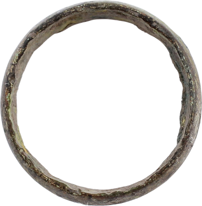 VIKING WARRIOR’S WEDDING RING AS FOUND, 900-1050 AD, SIZE 5 3/4 - Viking Hoard