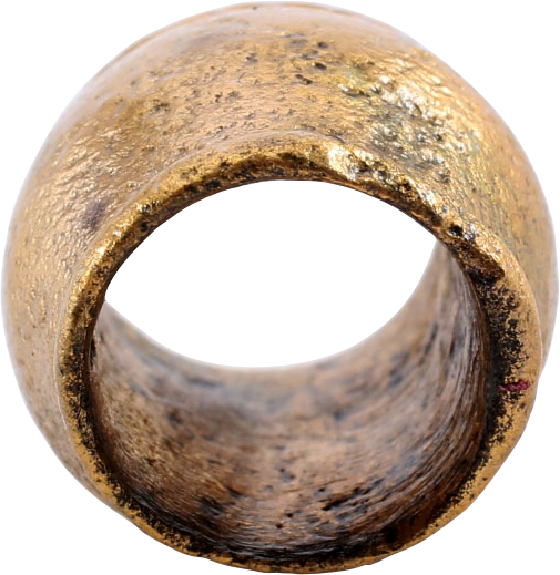 EXCEPTIONALLY LARGE VIKING GILT BRONZE BEAD - Viking Hoard