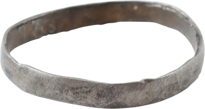 RARE SILVER VIKING WEDDING RING, 9th-11th CENTURY, SIZE 11 - Fagan Arms