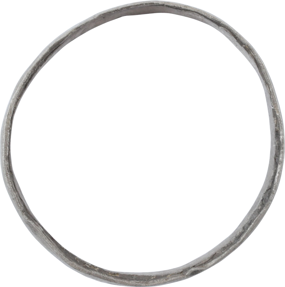 RARE SILVER VIKING WEDDING RING, 9th-11th CENTURY, SIZE 11 - Fagan Arms