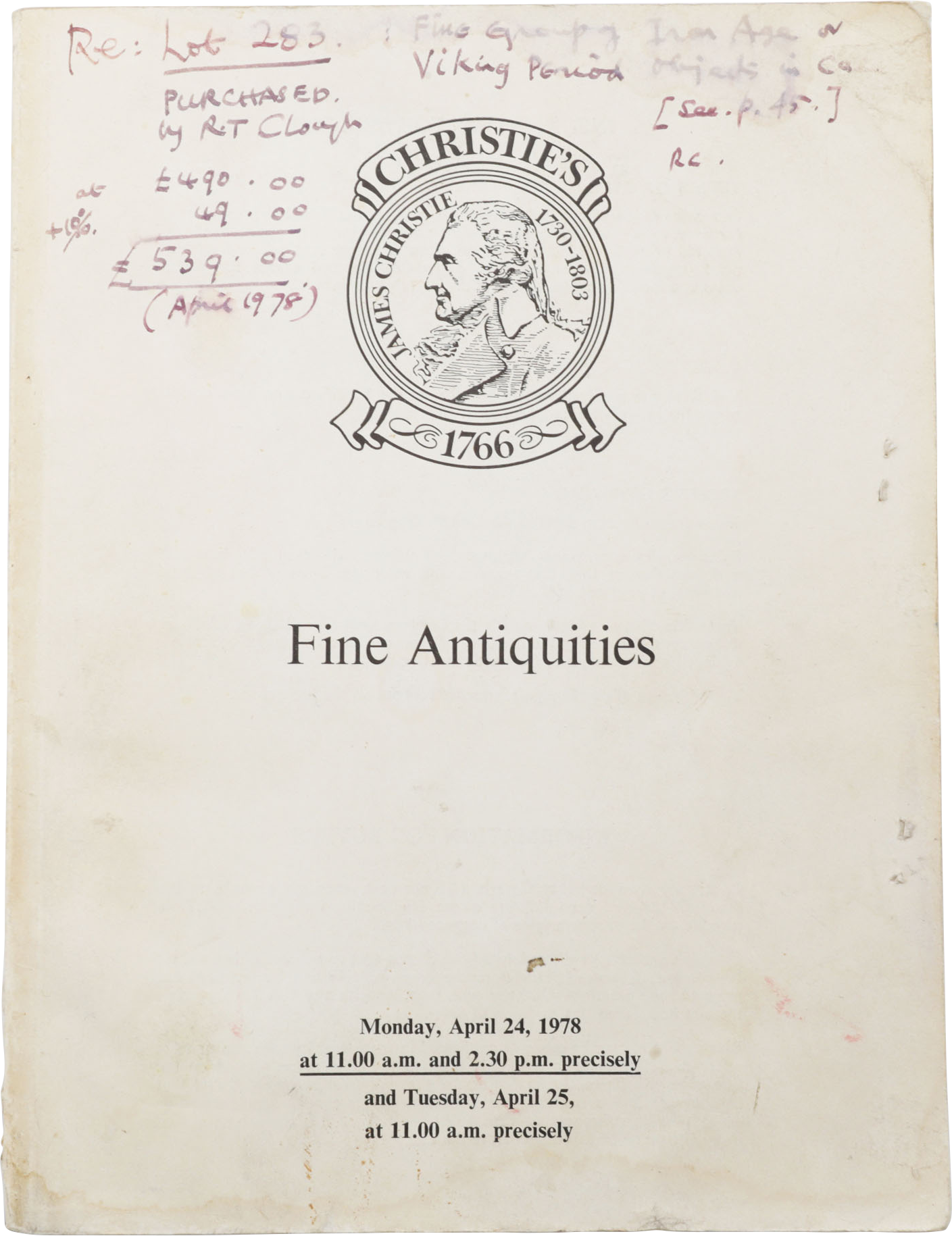 VIKING GRAVE GOODS, YORKSHIRE ENGLAND - Fagan Arms