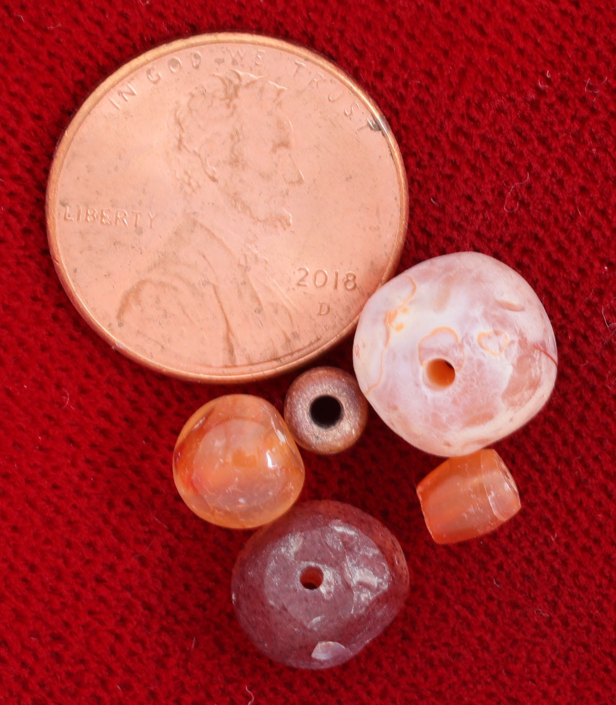 VIKING CARNELIAN BEADS, C.850-1050 - Viking Hoard