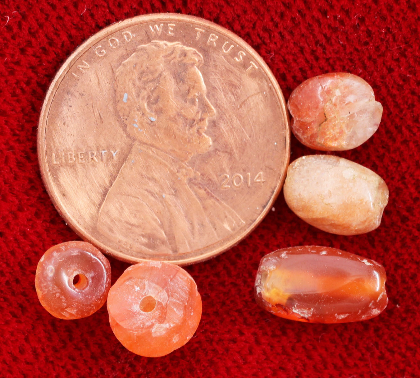 VIKING CARNELIAN BEADS, C.850-1050 - Fagan Arms