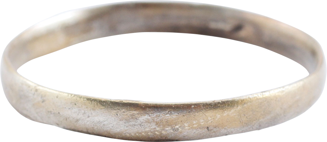 RARE SILVER VIKING WEDDING RING, 9th-11th CENTURY, SIZE 12 ¼ - Fagan Arms