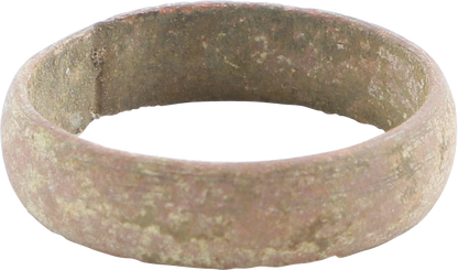 VIKING WARRIOR’S WEDDING RING AS FOUND, 900-1050 AD, SIZE 8 1/2