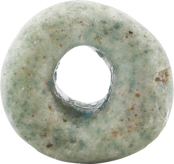 VIKING GREEN CERAMIC BEAD 8TH-11TH CENTURY - Fagan Arms