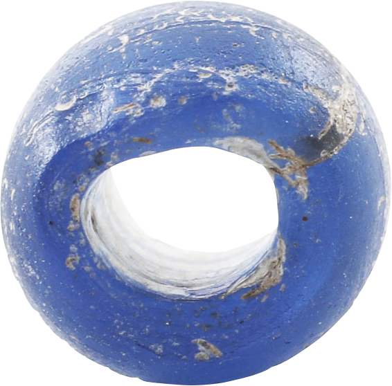 VIKING LAPIS LAZULI BEAD, 850-1000 AD